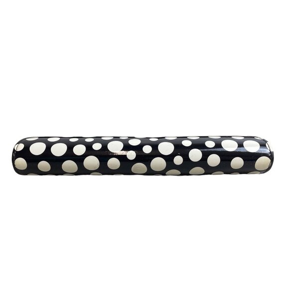 Neiman Marcus Women's Black White Circles Evening Clutch Sz S - Picture 5 of 8